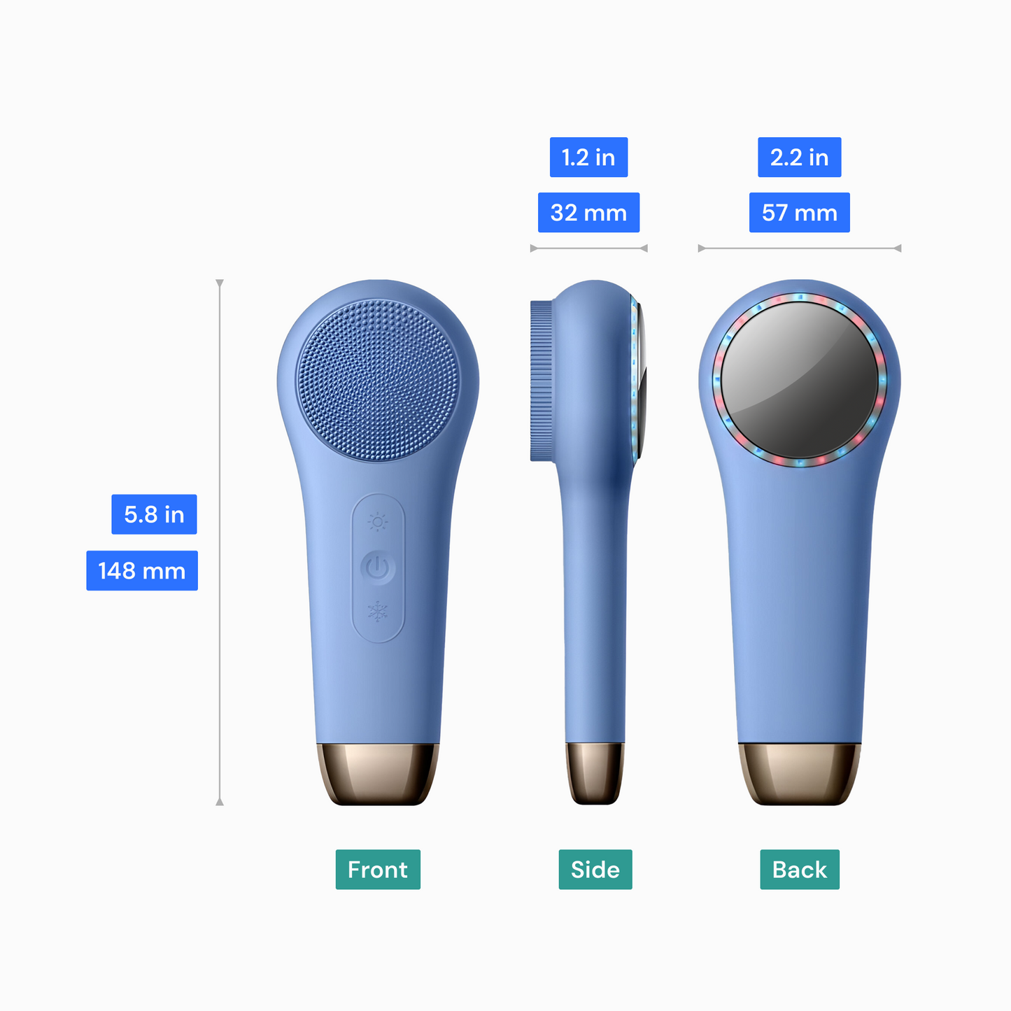 Derma Exfoliator Pro with Active Thermal Pad - BodyVital ∙ Skin and Beauty