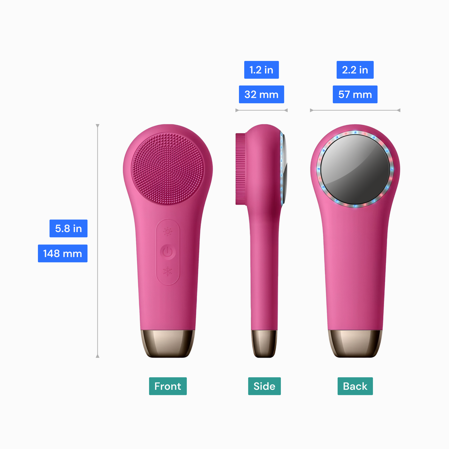 Derma Exfoliator Pro with Active Thermal Pad - BodyVital ∙ Skin and Beauty
