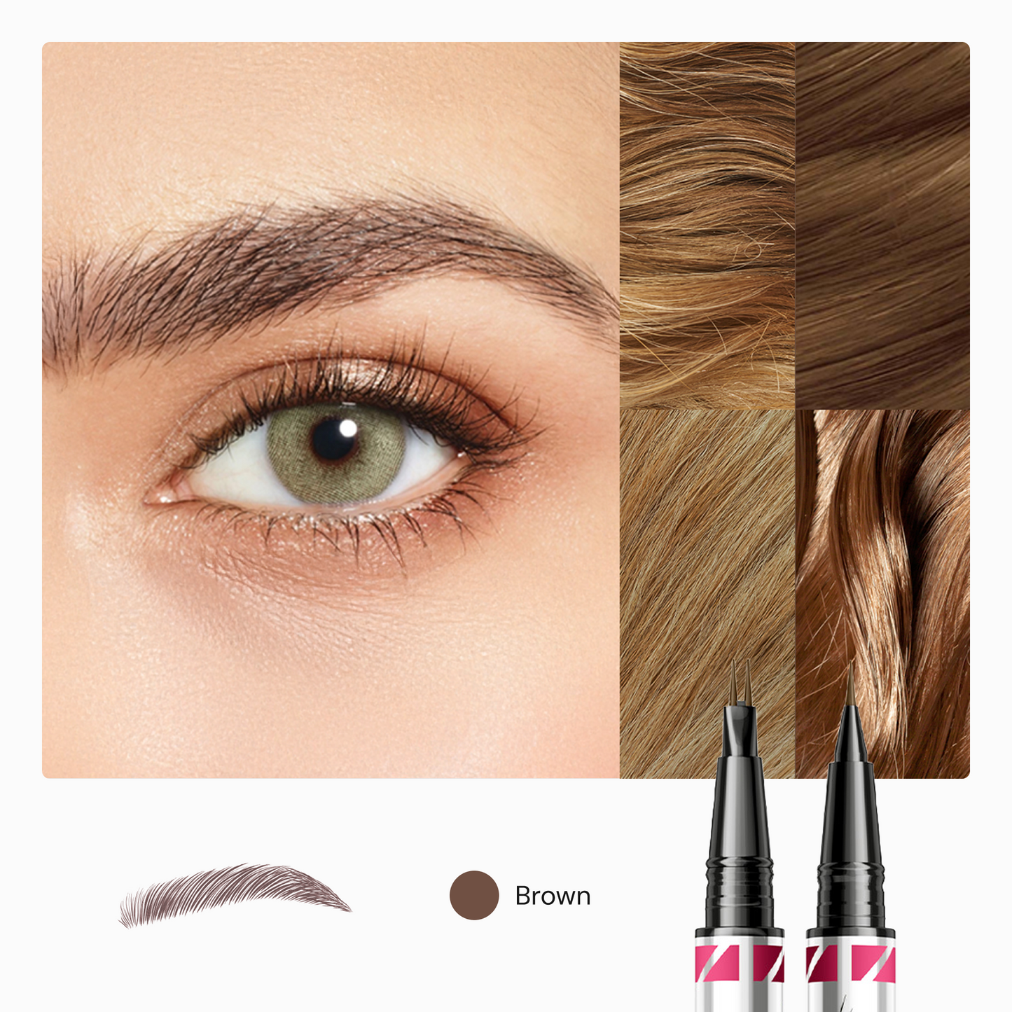 UltraFine 2-in-1 Hair-Like Waterproof Brow Pen - BodyVital ∙ Skin and Beauty