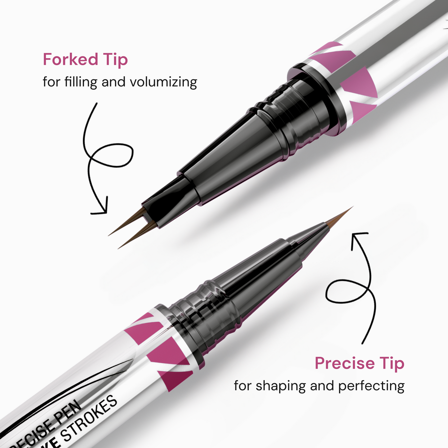 UltraFine 2-in-1 Hair-Like Waterproof Brow Pen - BodyVital ∙ Skin and Beauty
