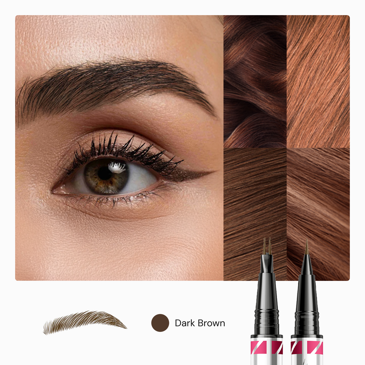 UltraFine 2-in-1 Hair-Like Waterproof Brow Pen - BodyVital ∙ Skin and Beauty