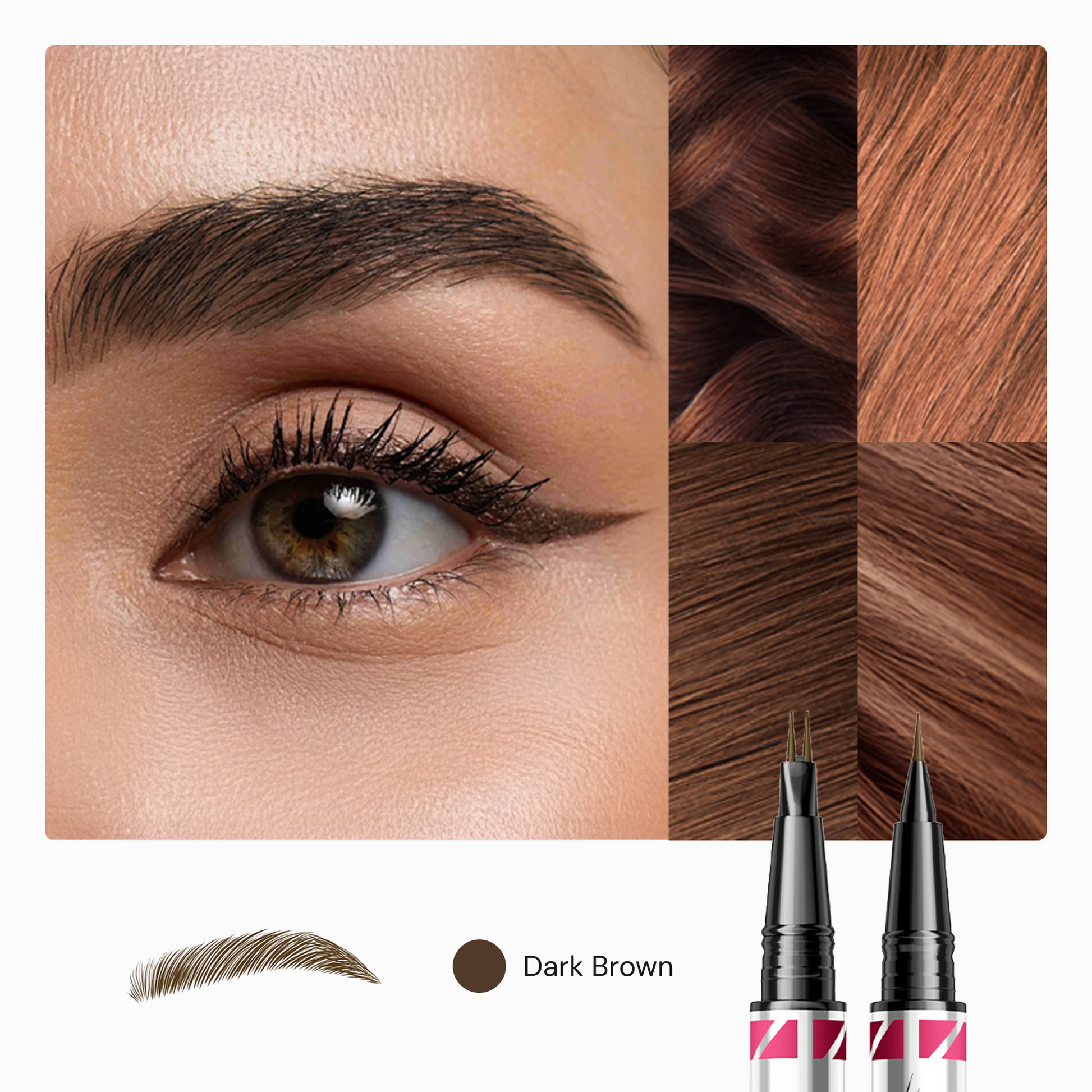 UltraFine 2-in-1 Hair-Like Waterproof Brow Pen - BodyVital ∙ Skin and Beauty