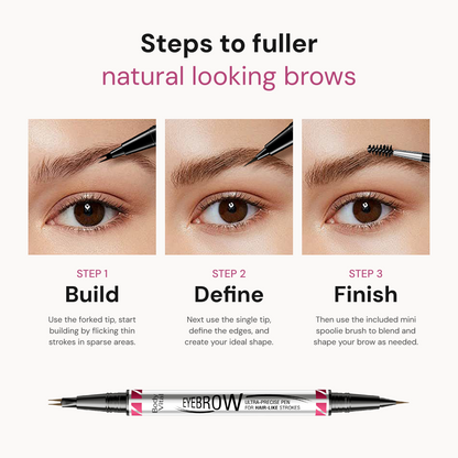 UltraFine 2-in-1 Hair-Like Waterproof Brow Pen - BodyVital ∙ Skin and Beauty